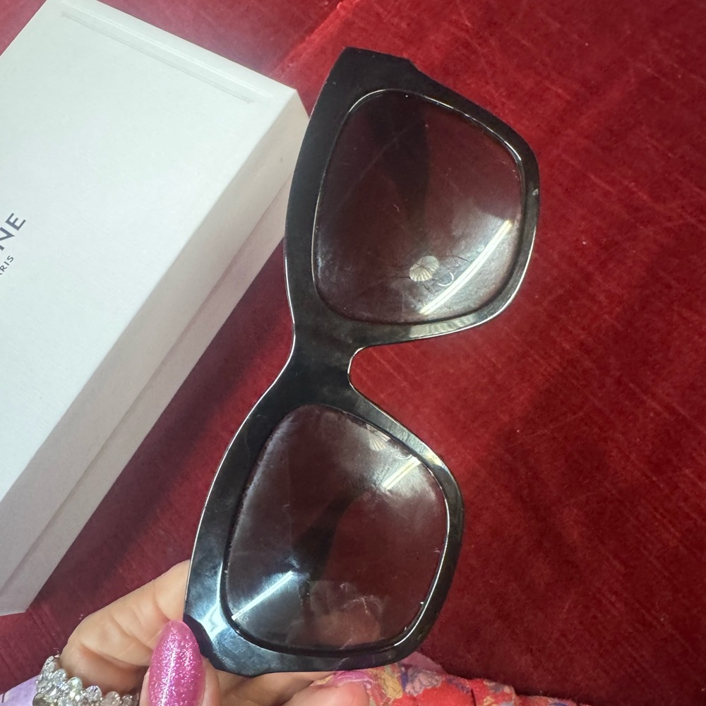 Celine Black Triomphe 55mm Sunglasses - Picture 11 of 13